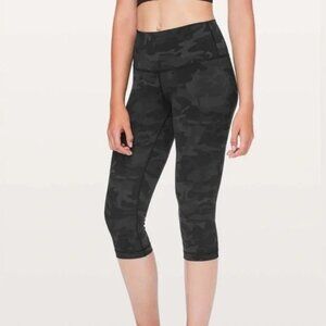 Lululemon Wunder Under Hi-Rise 1/2 Tight 17" in Camo